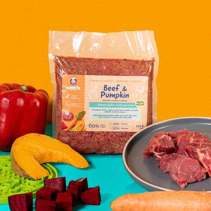 comida para perros premium Beef & Pumpkin
