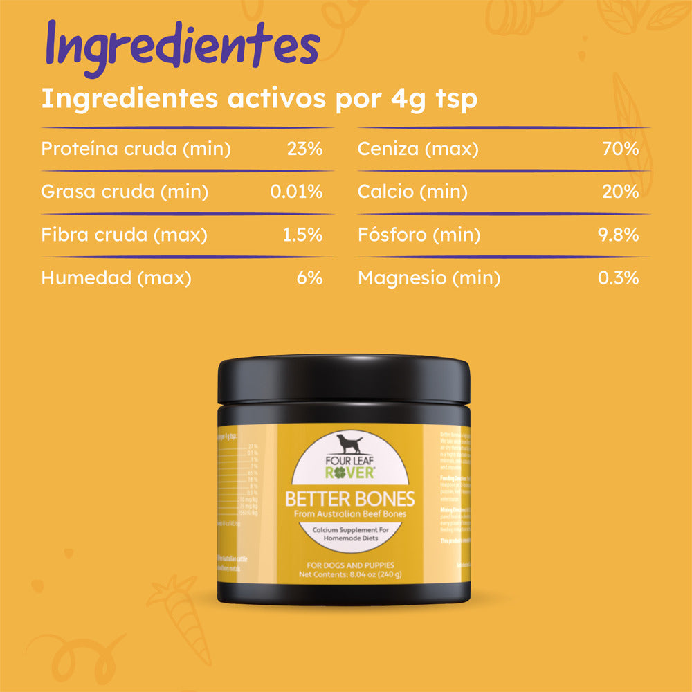 Better Bones - Fuente de Calcio balanceado