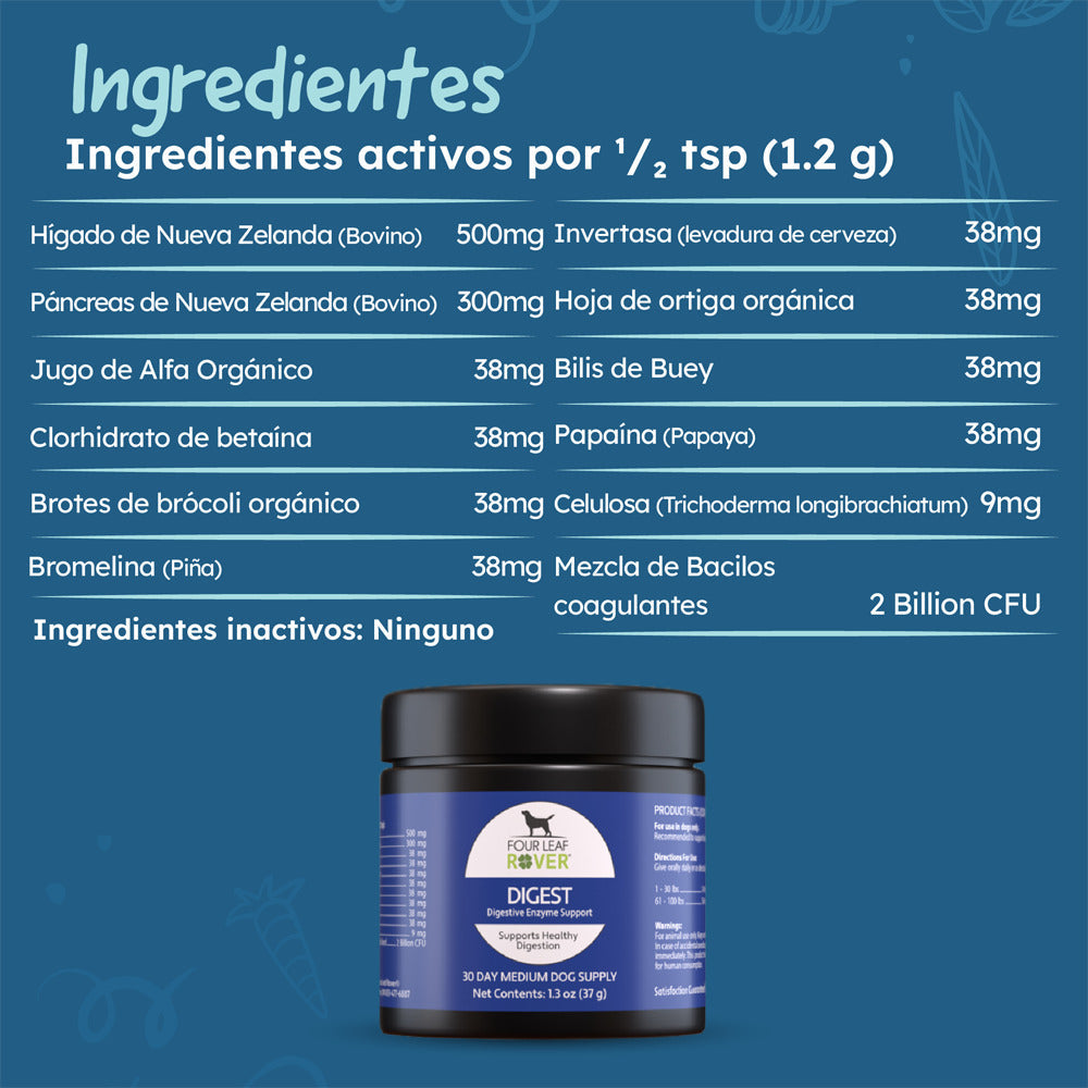 Digest Probióticos y Enzimas digestivas